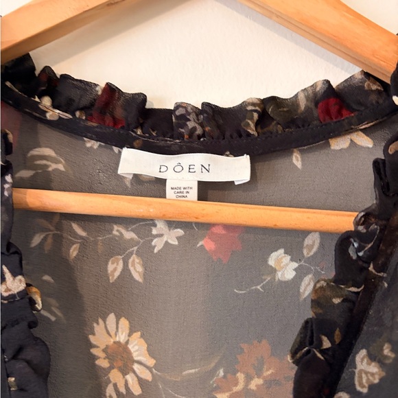 Doen Cenea Maxi Floral Dress Small - Picture 4 of 9